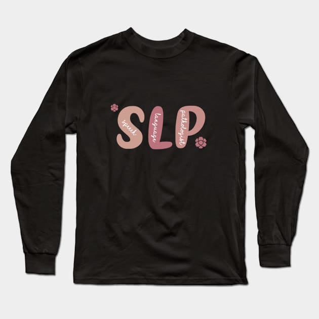 Speech Language Pathologist Long Sleeve T-Shirt by Bododobird